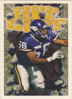 Ed McDaniel Minnesota Vikings 1995 Topps NFL Hit List #7